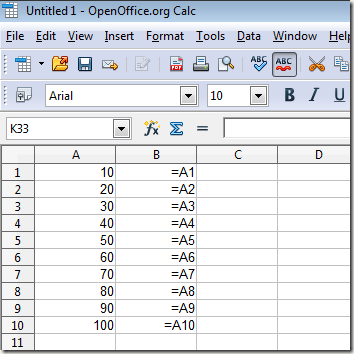 Viewing All Formulas in an OpenOffice Calc Spreadsheet